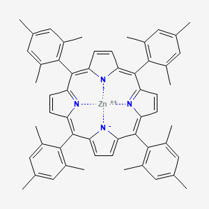 molecular formula C56H52N4Zn B1262554 [5,10,15,20-四(2,4,6-三甲苯基)卟啉卟啉(2-)-κ(4)N(21),N(22),N(23),N(24)]锌 