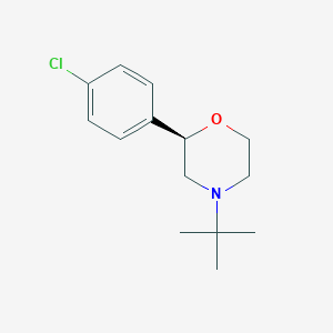 molecular formula C14H20ClNO B12625541 (2R)-4-tert-butyl-2-(4-chlorophenyl)morpholine CAS No. 920802-38-6