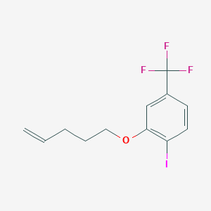 1-Iodo-2-[(pent-4-en-1-yl)oxy]-4-(trifluoromethyl)benzene