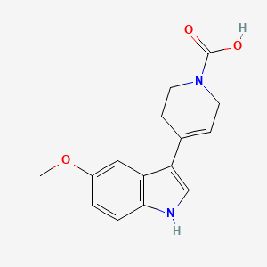 molecular formula C15H16N2O3 B12625569 4-(5-Methoxy-1H-indol-3-yl)-3,6-dihydropyridine-1(2H)-carboxylic acid CAS No. 920009-26-3