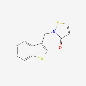 2-[(1-Benzothiophen-3-yl)methyl]-1,2-thiazol-3(2H)-one