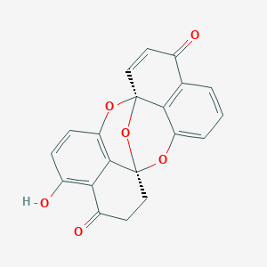 molecular formula C20H12O6 B1262607 普鲁索霉素 EG1 