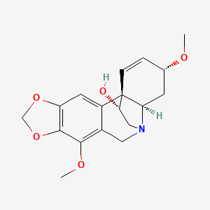 (3alpha,11S)-1,2-Didehydro-3,7-dimethoxycrinan-11-ol