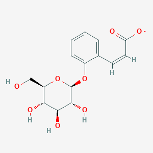 2-(beta-D-glucosyloxy)-cis-cinnamate