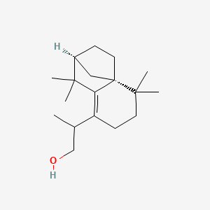 molecular formula C18H30O B1262630 5-(1-Hydroxypropan-2-yl)isolongifol-5-ene 