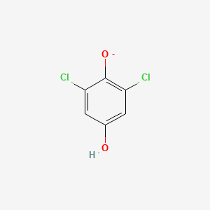 molecular formula C6H3Cl2O2- B1262645 2,6-Dichloro-4-hydroxyphenolate 