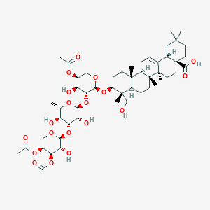 molecular formula C52H80O19 B1262649 刺叶皂苷IV 
