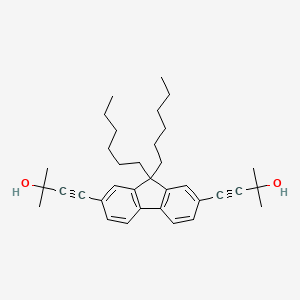 4,4'-(9,9-Dihexyl-9H-fluorene-2,7-diyl)bis(2-methylbut-3-yn-2-ol)