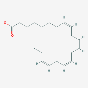 molecular formula C20H31O2- B1262652 (8Z,11Z,14Z,17Z)-icosa-8,11,14,17-tetraenoate 