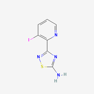 3-(3-Iodopyridin-2-yl)-1,2,4-thiadiazol-5-amine