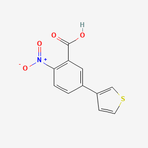 2-Nitro-5-(thiophen-3-yl)benzoic acid