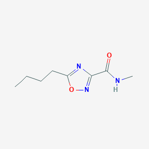 5-Butyl-N-methyl-1,2,4-oxadiazole-3-carboxamide