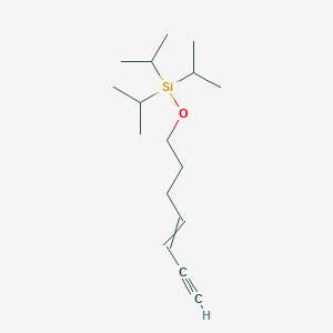 [(Hept-4-en-6-yn-1-yl)oxy]tri(propan-2-yl)silane