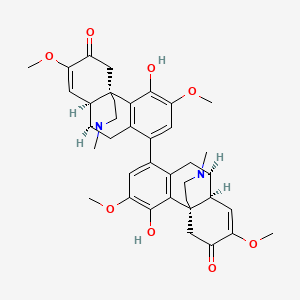 molecular formula C38H44N2O8 B1262665 二氢西诺美尼碱 