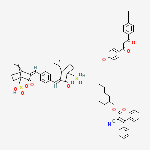 molecular formula C72H83NO13S2 B1262666 Capital Soleil 15 