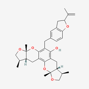 molecular formula C32H38O6 B1262673 xyloketal J 