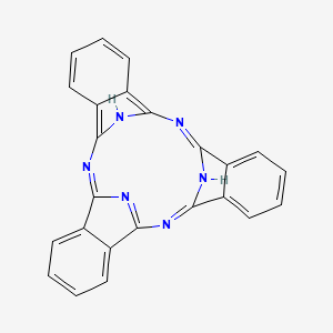 molecular formula C24H14N6 B1262678 亚酞菁 