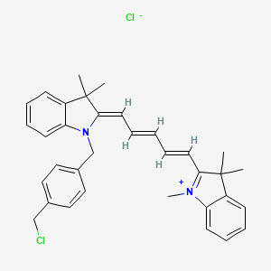 molecular formula C34H36Cl2N2 B1262682 mitoTracker Deep Red 633 