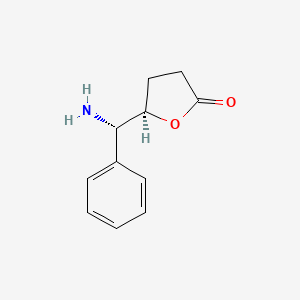 (5R)-5-[Amino(phenyl)methyl]oxolan-2-one