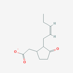 molecular formula C12H17O3- B1262689 茉莉酸 