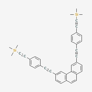 {Phenanthrene-3,6-diylbis[(ethyne-2,1-diyl)-4,1-phenyleneethyne-2,1-diyl]}bis(trimethylsilane)