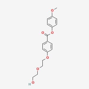 4-Methoxyphenyl 4-[2-(2-hydroxyethoxy)ethoxy]benzoate