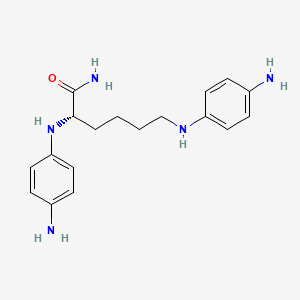 N~2~,N~6~-Bis(4-aminophenyl)-L-lysinamide