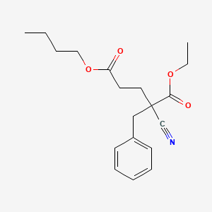 5-Butyl 1-ethyl 2-benzyl-2-cyanopentanedioate