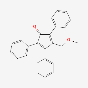 3-(Methoxymethyl)-2,4,5-triphenylcyclopenta-2,4-dien-1-one