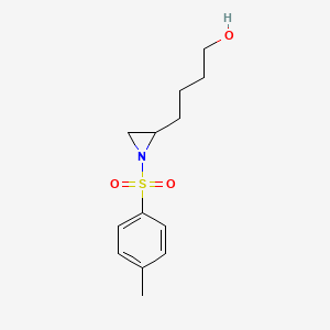 4-[1-(4-Methylbenzene-1-sulfonyl)aziridin-2-yl]butan-1-ol