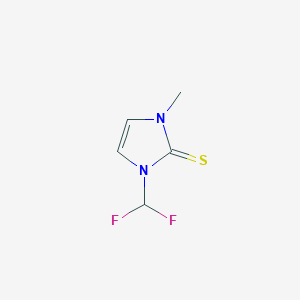 1-(Difluoromethyl)-3-methyl-1,3-dihydro-2H-imidazole-2-thione