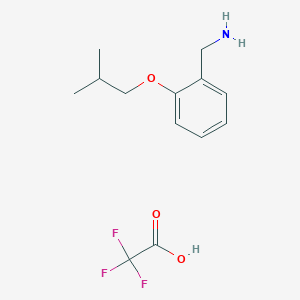 (2-Isobutoxyphenyl)methanamine trifluoroacetic acid salt