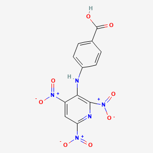 4-[(2,4,6-Trinitropyridin-3-yl)amino]benzoic acid