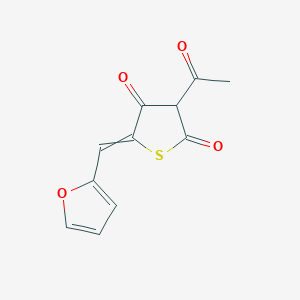 3-Acetyl-5-[(furan-2-yl)methylidene]thiolane-2,4-dione