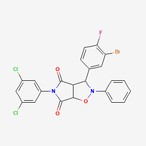 C23H14BrCl2FN2O3