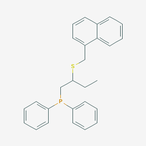 (2-{[(Naphthalen-1-yl)methyl]sulfanyl}butyl)(diphenyl)phosphane