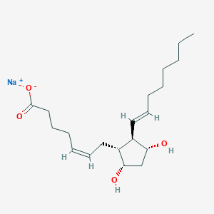 molecular formula C20H33NaO4 B1262709 (5Z,9alpha,11alpha,13E)-9,11-Dihydroxyprosta-5,13-dien-1-oic acid monosodium salt 