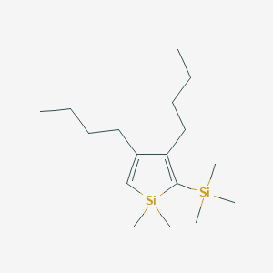 3,4-Dibutyl-1,1-dimethyl-2-(trimethylsilyl)-1H-silole