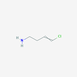 molecular formula C4H8ClN B12627097 4-Chlorobut-3-EN-1-amine CAS No. 918871-90-6