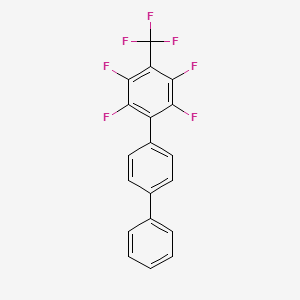 1,2,4,5-Tetrafluoro-3-(4-phenylphenyl)-6-(trifluoromethyl)benzene