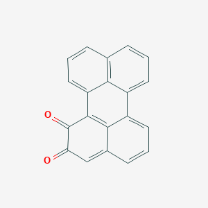 molecular formula C20H10O2 B1262717 Perylene-1,2-dione CAS No. 106220-24-0