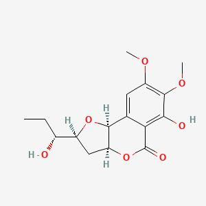 molecular formula C16H20O7 B1262723 11-Hydroxymonocerin 