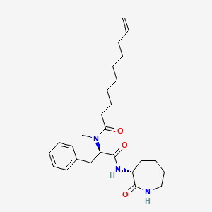 molecular formula C26H39N3O3 B1262724 Ciliatamide A 