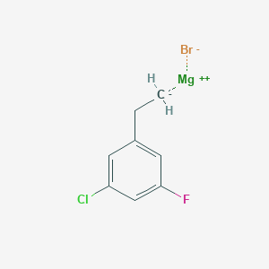 3-Chloro-5-fluorophenethylmagnesium bromide