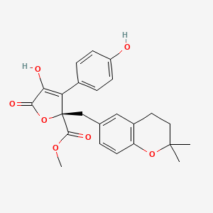 molecular formula C24H24O7 B1262733 Aspernolide A 