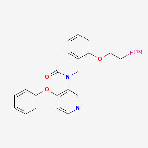 molecular formula C22H21FN2O3 B1262744 Feppa F-18 CAS No. 1095267-92-7