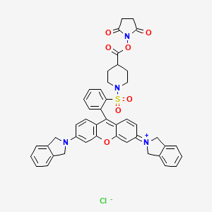 molecular formula C45H39ClN4O7S B1262756 QSY21 succinimidyl ester 