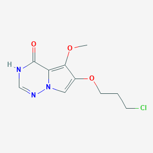 6-(3-Chloropropoxy)-5-methoxypyrrolo[2,1-f][1,2,4]triazin-4(1H)-one