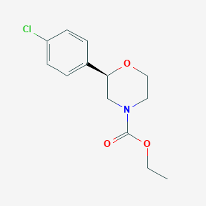 Ethyl (2r)-2-(4-chlorophenyl)morpholine-4-carboxylate