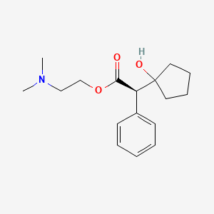 molecular formula C17H25NO3 B1262765 (R)-cyclopentolate CAS No. 204990-62-5